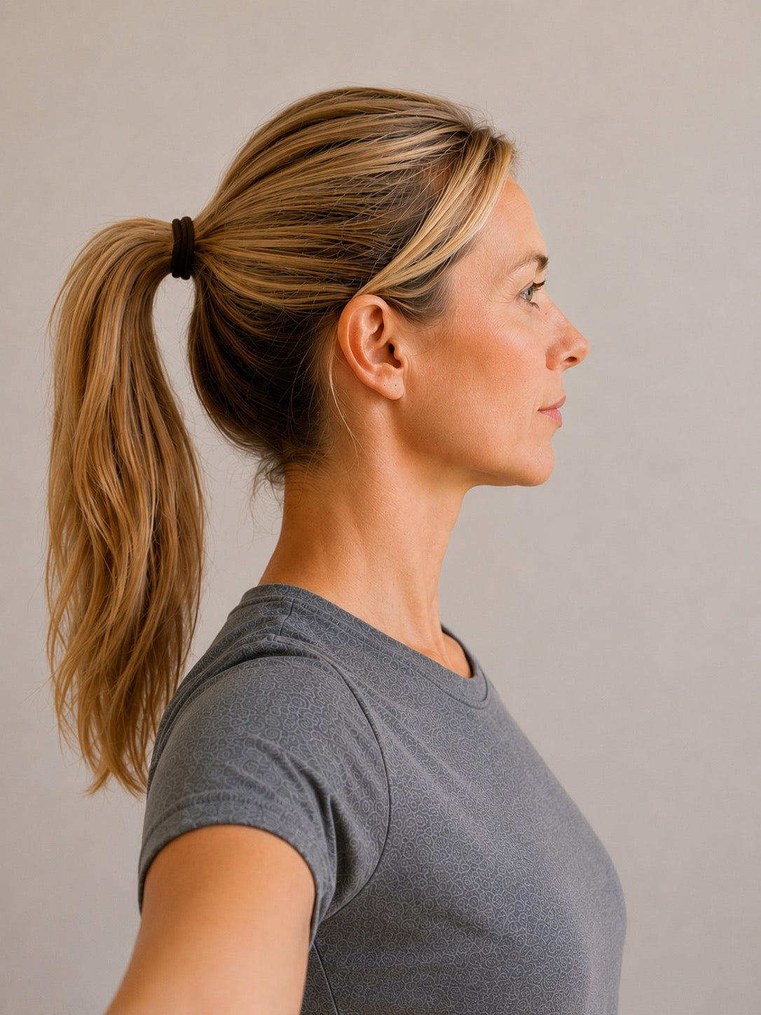Sample side profile photo instructions