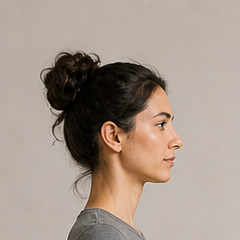 Side profile of Anna
